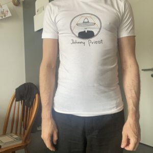 Johnny Priest T-Shirt weiß